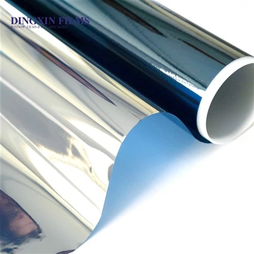 Silver Blue Window Film