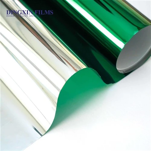 Silver Green Window Film